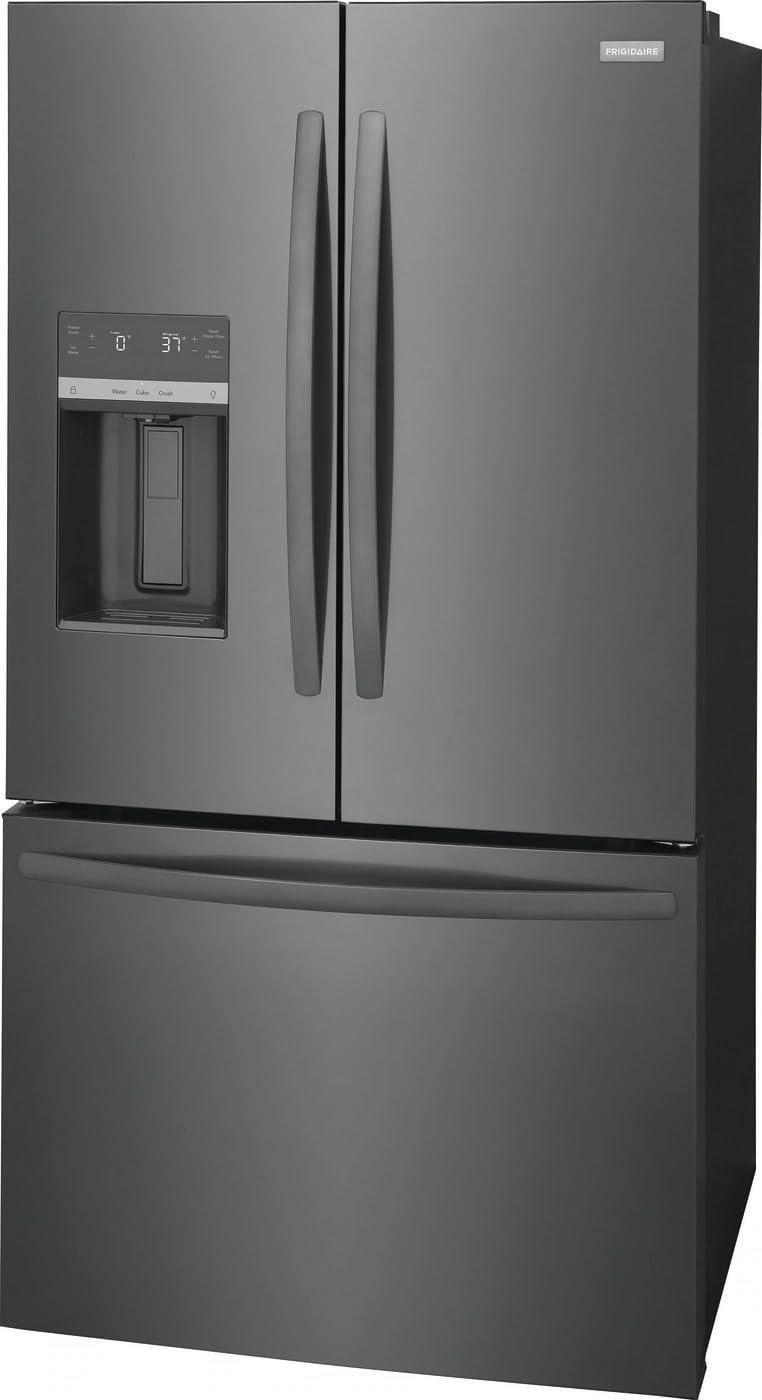 Frigidaire FRFS2823A 36 Inch Wide 27.8 Cu. Ft. French Door Refrigerator with External Ice and Water Dispenser - Black Stainless Steel