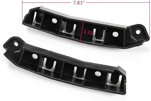 Miniatura 2 de PIT66 Soporte de retención de parachoques, compatible con Ford Focus 12-18, 2 piezas, soporte de refuerzo para parachoques delantero, soporte para
