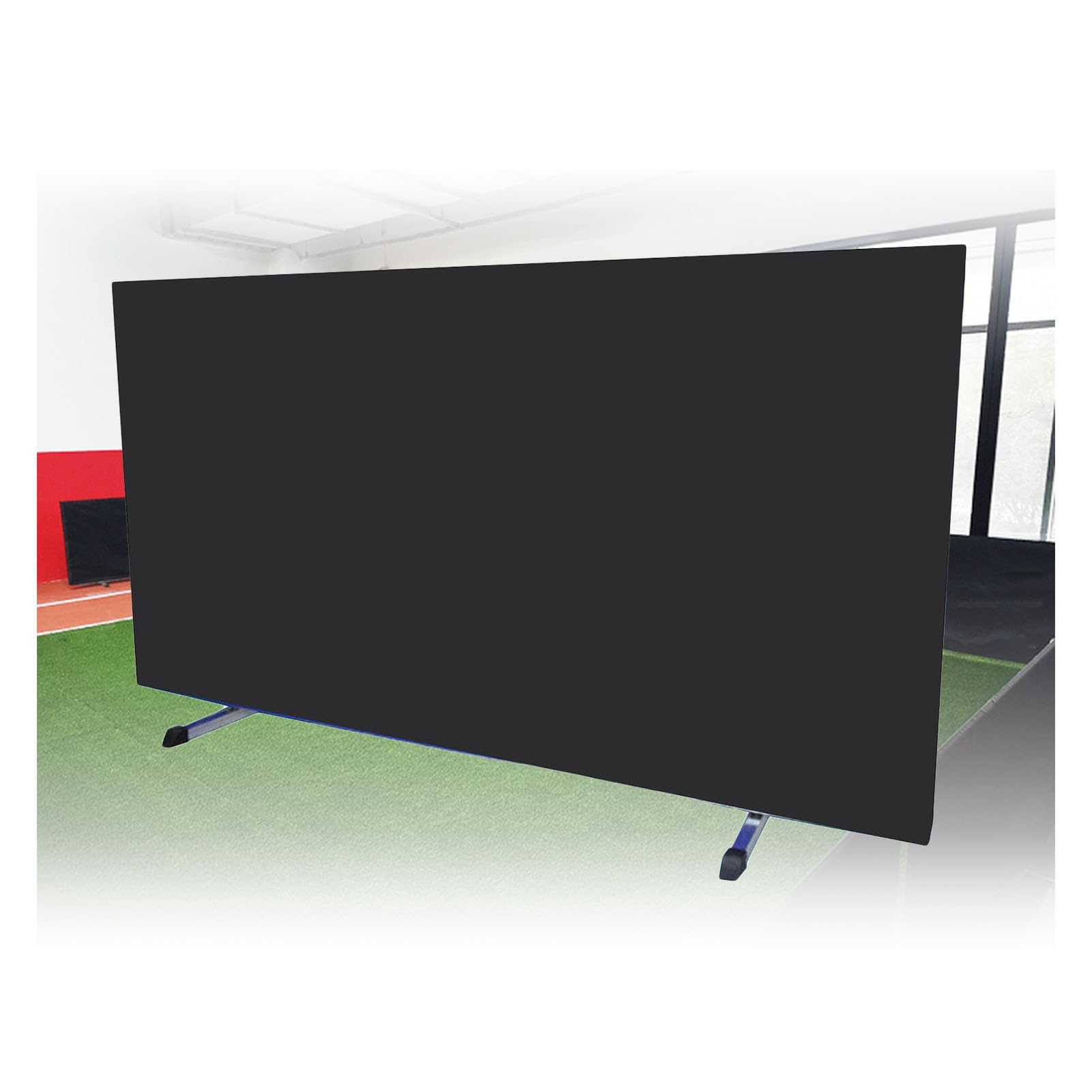 Divisorio Pieghevole per Tavolo da Ping Pong con Staffa Girevole - 8 Pezzi (140x75 cm) - Separatore per Allenamento Individuale per Club, Disponibile in 6 Colori (Nero)