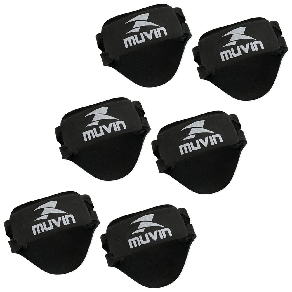 Kit 3 Pares de Luvas de Musculação em EVA Ajustável Muvin Basics - Academia - Treino -