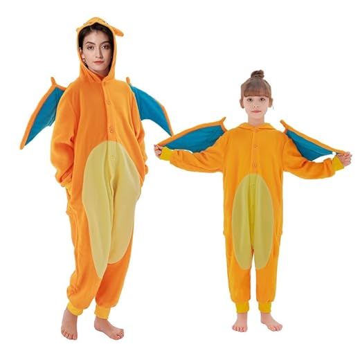 Udekit Pijama Mameluco Dragón Rojo con Cola de Llama de Pie Dibujos Animados de Anime, Dinosaurio Rojo Bata Disfraz Cosplay para Niños de 6 a 8 Años