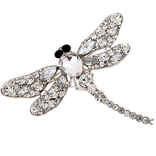 Sanwood, spilla da donna a forma di libellula con