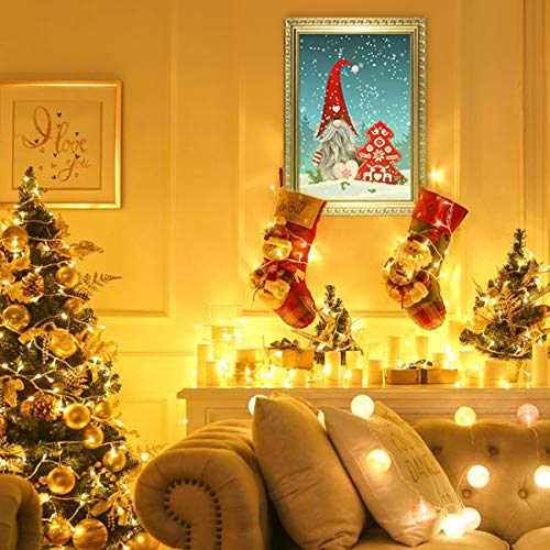DECYOOL 12 x 16 Inches 5D Diamond Painting Santa Claus Rhinestone Painting Art Kits for Decoration Gifts and Toys (Style A) - Thumbnail 6