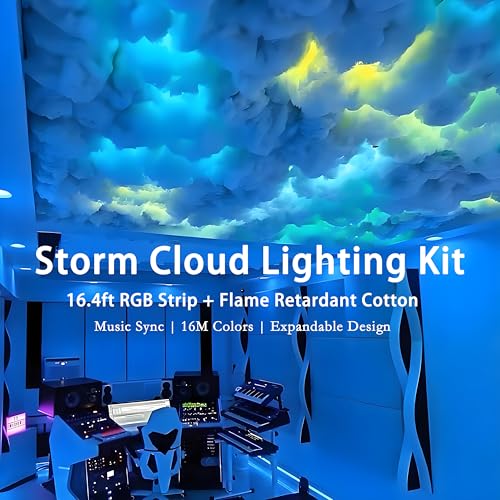 Kit de Luz de Nube Tormenta DIY con Tira LED 16.4ft RGB miniatura 3