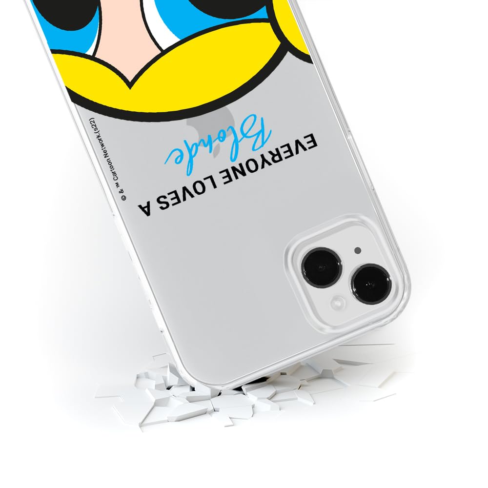 Ert Group custodia per cellulare per Apple Iphone 14 originale e con licenza ufficiale The Powerpuff Girls, modello Powerpuff Girls 014, con effetto glitter overflow