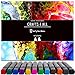 Produktbild Crafts 4 All Stoffmarkers 12 Pack Dual Tipp Minimal Bleed Reich Pigment Fein Dauerhaft Graffiti Farbung Stoff Stifte Durch . Kind Safe & Nicht-Giftig 12 Mehrfarbig