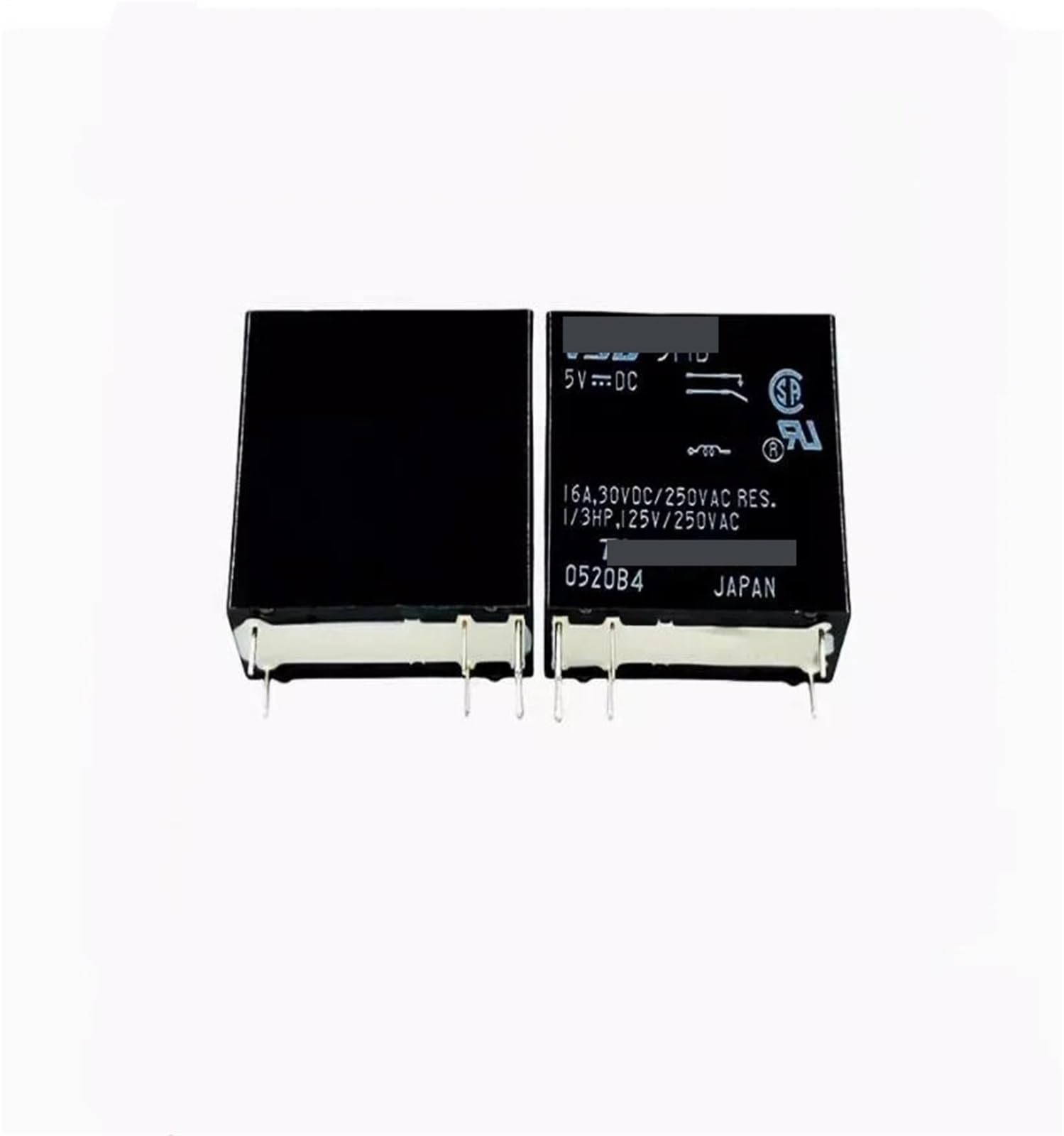 Relais 5V DCV5 5DCV CVSB5MB5VDC interrupteur 16A 6 PIN
