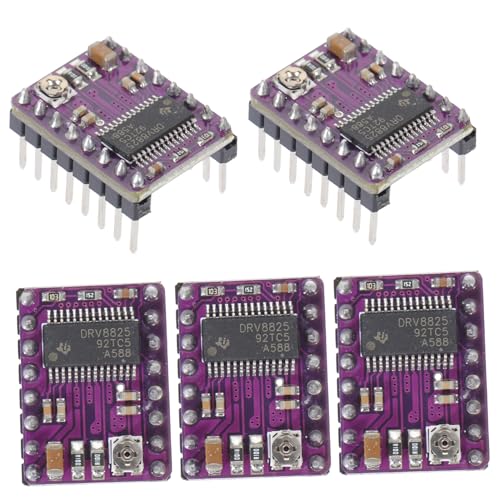 GLEAVI 5pcs Stepper Motor Driver Module Heat Sink Driver for Printer Reprap Compatible Heat Sink Accessory