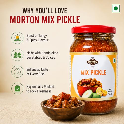 Image of Morton By Birla Mix Pickle 400 Gm