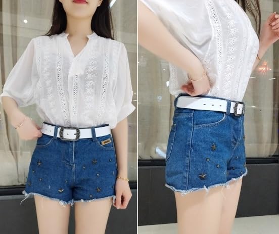 Pin Buckle Belts For Women's Pants Decorative Genuine Leather Belts Extended2