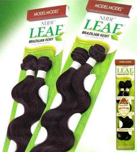 Model Model Nude Leaf Brazilian Remy 100% Human Hair NATURAL BODY WAVE 16"