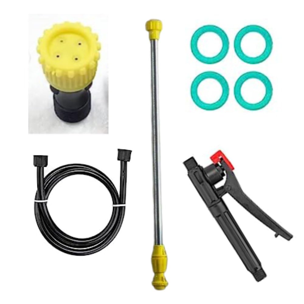 Gardenify India Agriculture Garden Sprayer Kit (Lance, Delivery Pipe, 4 Hole Nozzle, Clutch Handle, 4 Washers) 16 L Backpack Sprayer (Pack of 1) (B09RMHFH55) Amazon Price History, Amazon Price Tracker