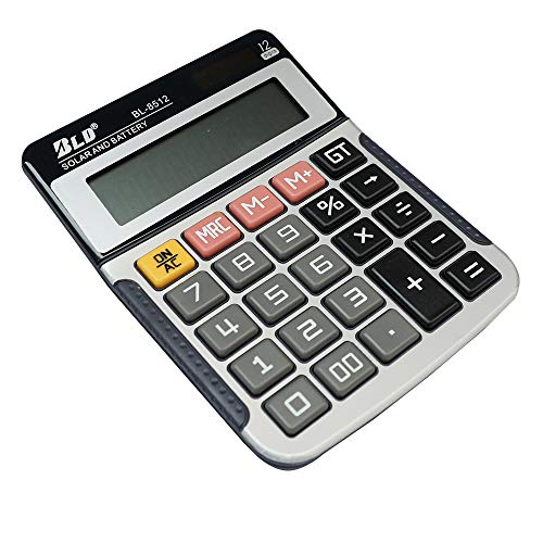 Calculadora, calculadora básica YEBMoo, calculadora de escritorio con batería solar para oficina
