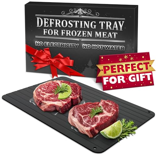 Quick Defrosting Tray for Frozen Meat - Rapid Thaw Defrosting Tray Kitchen Gadgets for Home Thawing Plate - Thawing Tray for Frozen Meat Defrosting Tray Natural Taste - Frozen Food Meat Thawing Board