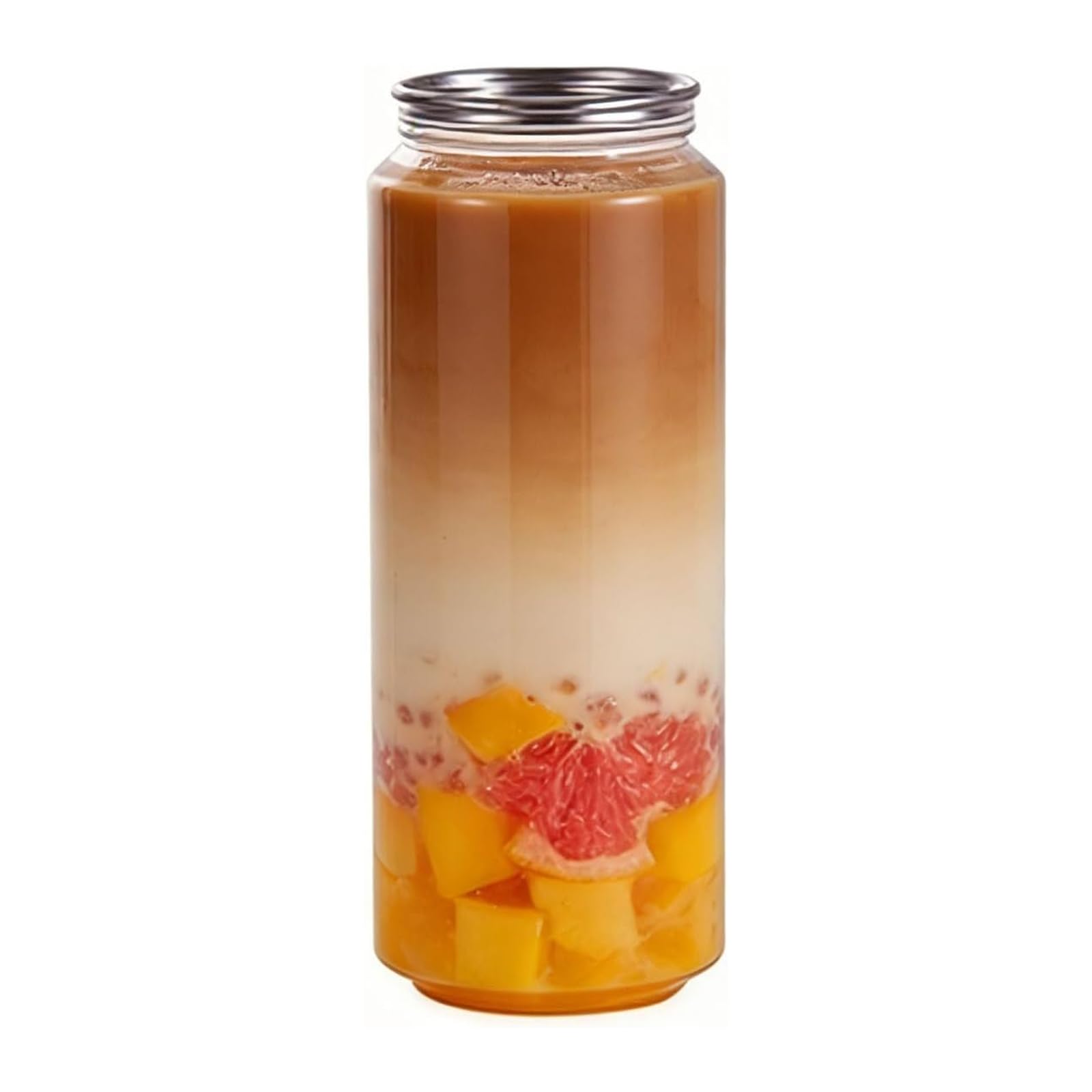 KUSOLE Disposable plastic cup with aluminum foil lid 330ml
