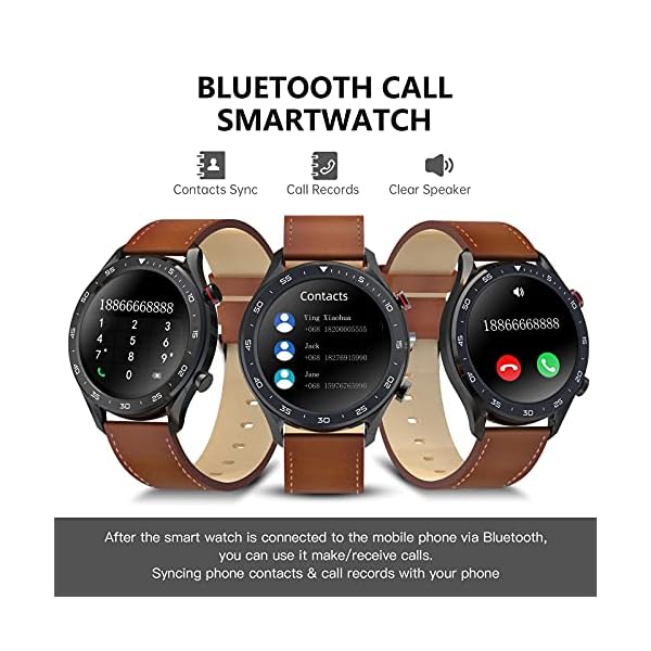 Bebinca GT2 Pro Smart Watch for Men (Make/Receive Call), SpO2/Real-time Heart Rate/Sleep Monitor/Voice Assistant Fitness Tracker, Built-in MP3 Player for iPhone Samsung Android Phone