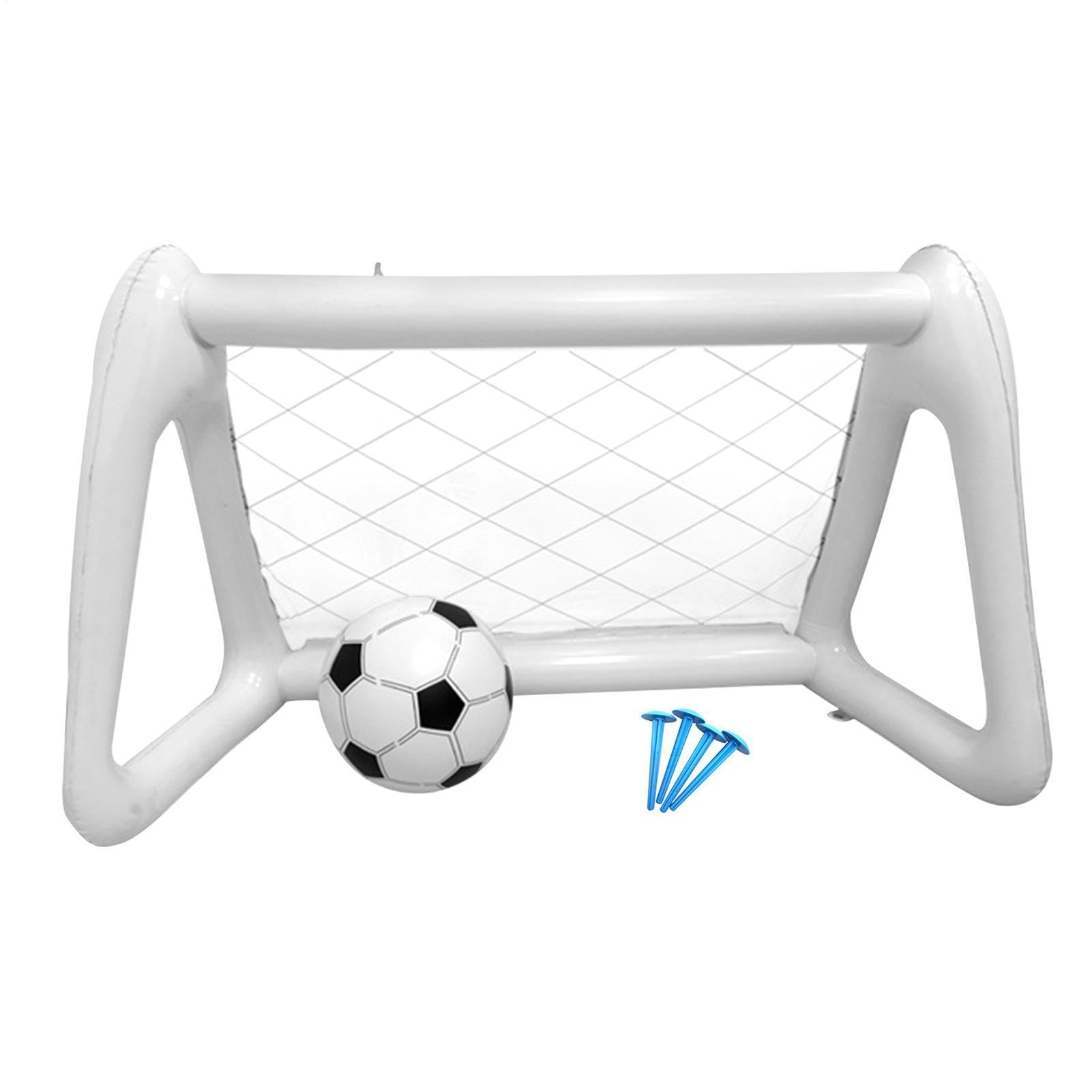 Soccer Net | with Football Portable Outdoor Toys - Kids Soccer Goal Inflatable Ball Net | for Training Competition Practice Games School Playground Park Lawn Camping