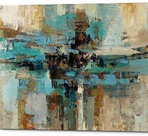 Epic Graffiti Morning Fjord By Silvia Vassileva Giclee Canvas Wall Art 30 X 60 Blue Posters Prints Amazon Com