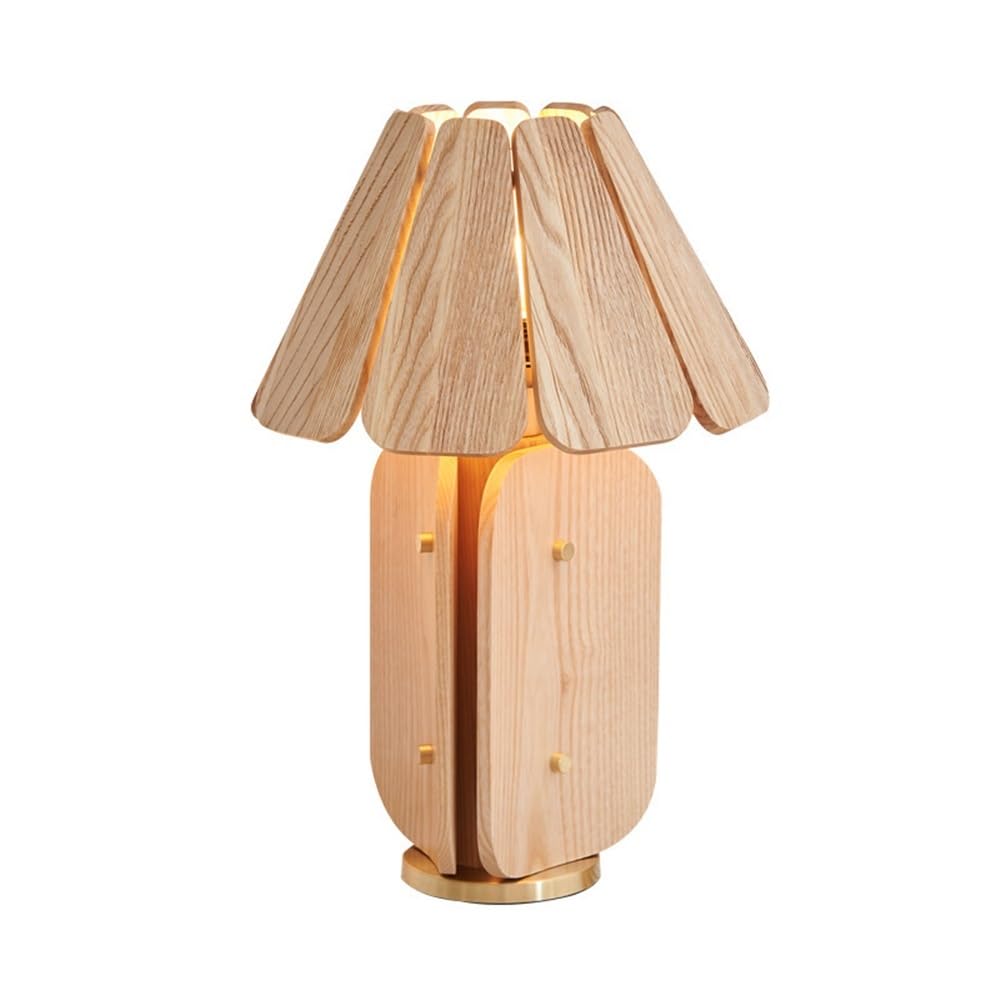 Z4T8M2K6G5 Bedside Lamp Living Room Sofa Table Lamp Retro Study Bedroom Bedside Decoration(Natural)