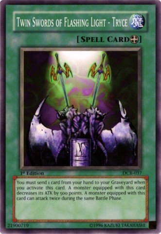Yu-Gi-Oh! - Twin Swords of Flashing Light - Tryce (DCR-037) - Dark Crisis - Unlimited Edition - Common