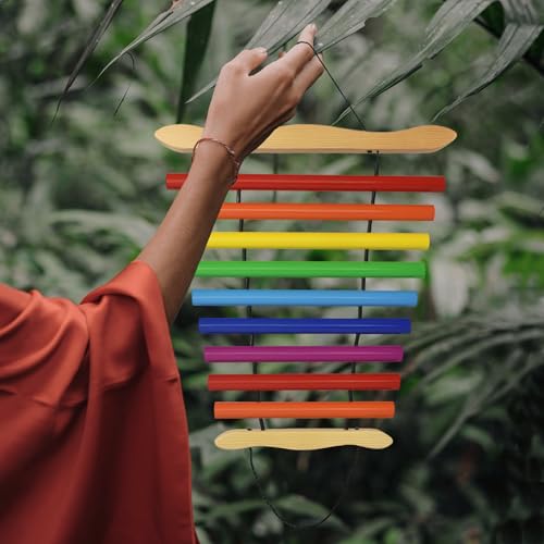 TNZMART Hanging 9 Note Sound Healing Chimes, Sound Bath Percussion Instruments For Yoga or Relaxation, Meditation Wind Chime - Image 8