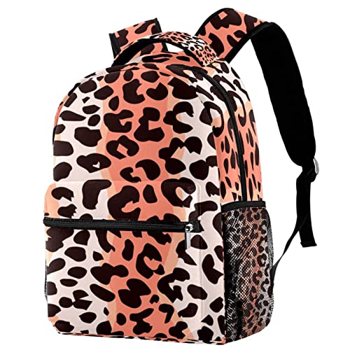 Sac à dos de voyage léopard Medium anti-encombrement pour étudiants