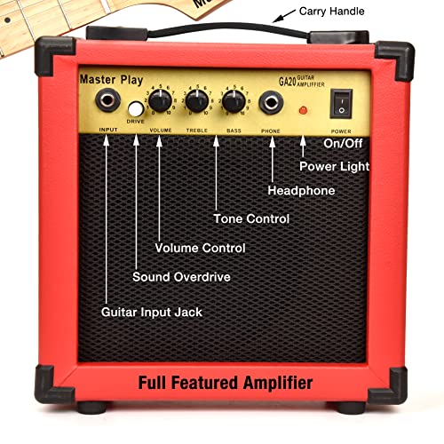 Master Play 30 Inch Electric Guitar,For Kids/Beginner With Complete Starter Kit thumb #2
