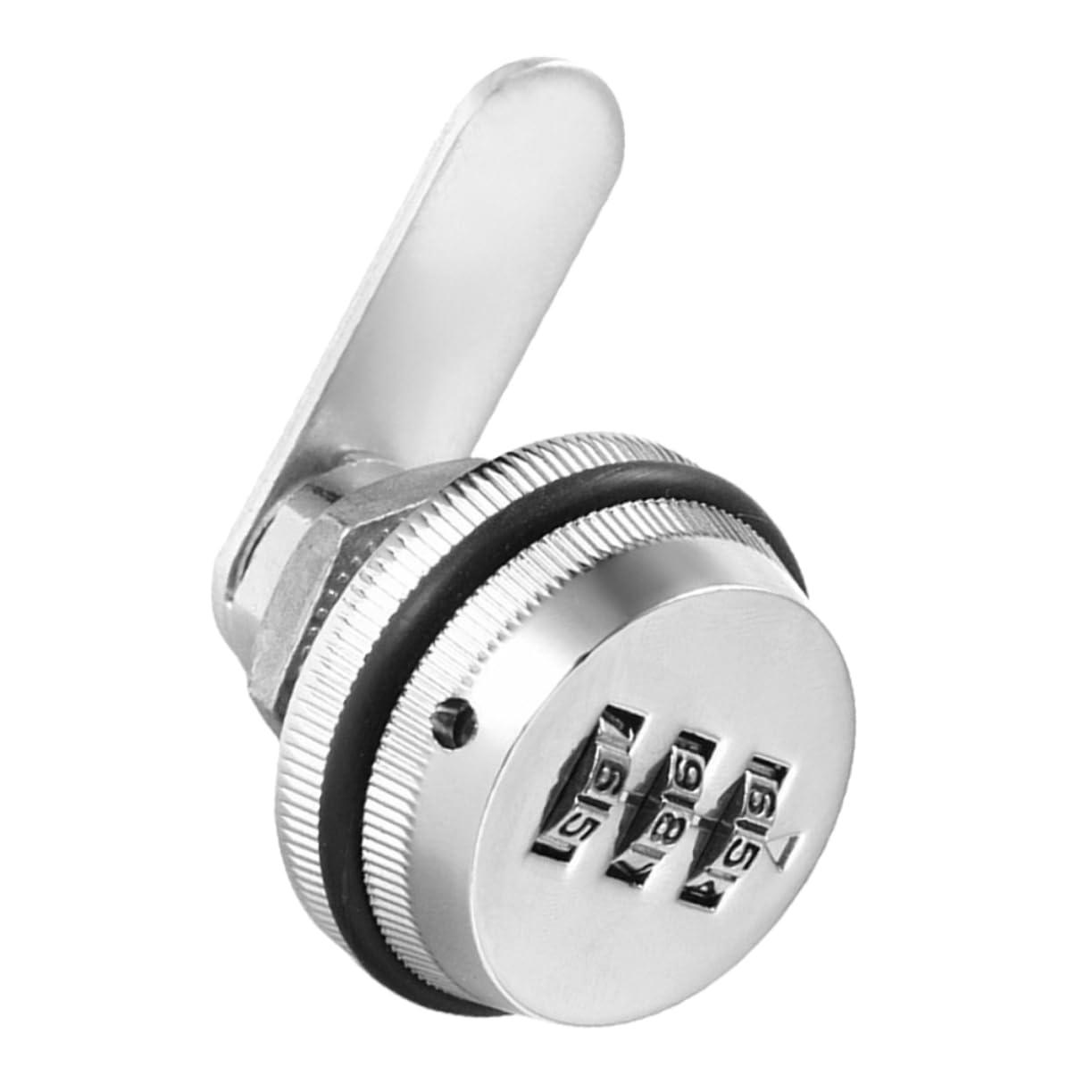 Mikikit 5pezzi Serratura Per Armadi Con Combinazione Tre Cifre Sicura e Resistente Per Armadietti e Scatole Elettriche Design Elegante e Facile Da Installare
