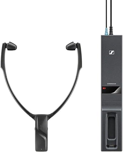 Sennheiser Consumer Audio Sennheiser RS 2000 - Auriculares inalámbricos digitales para escuchar televisión, color negro, mediano