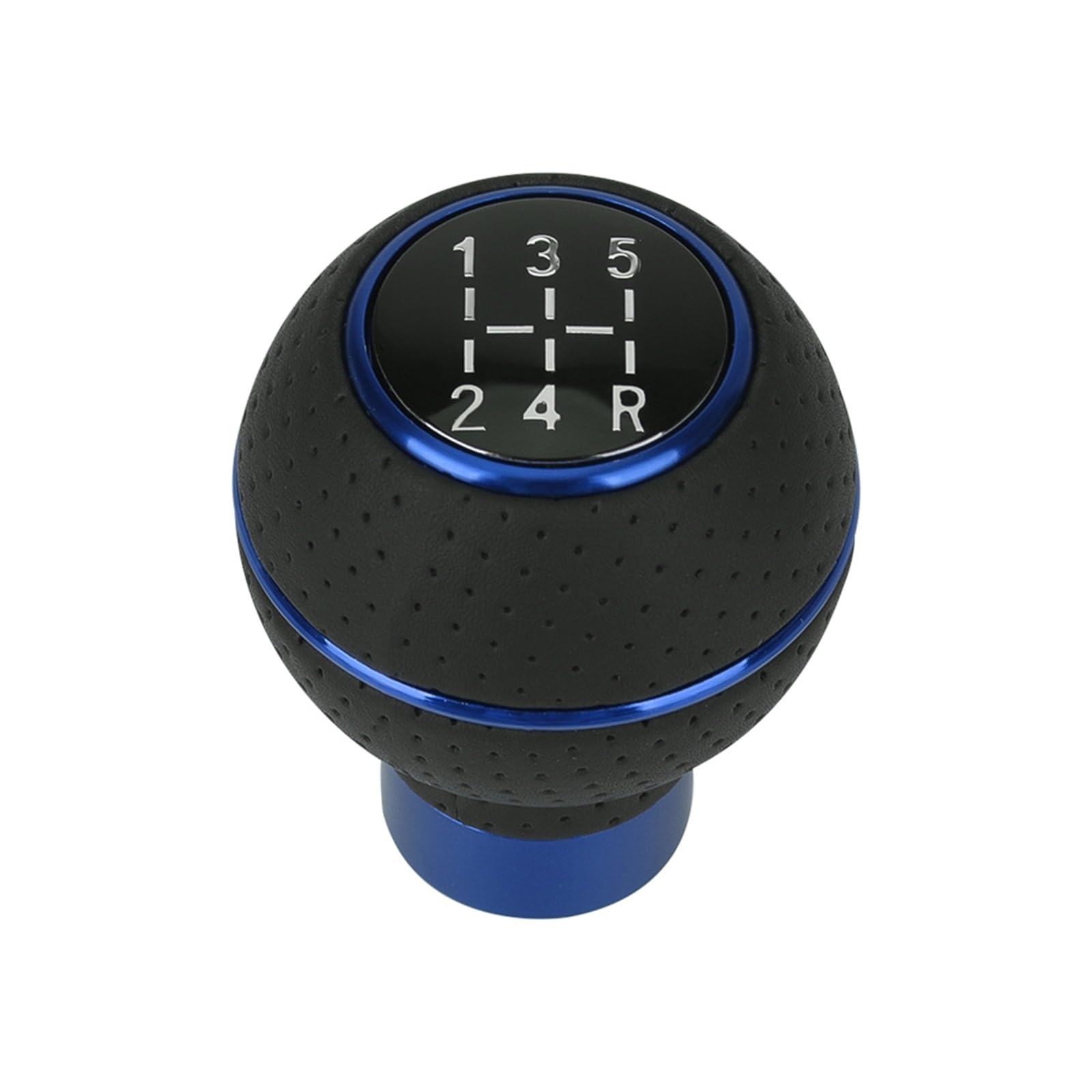 For 5 Speed Leather Gear Shift Knob Stick Head Shift Gear Shifter Knob