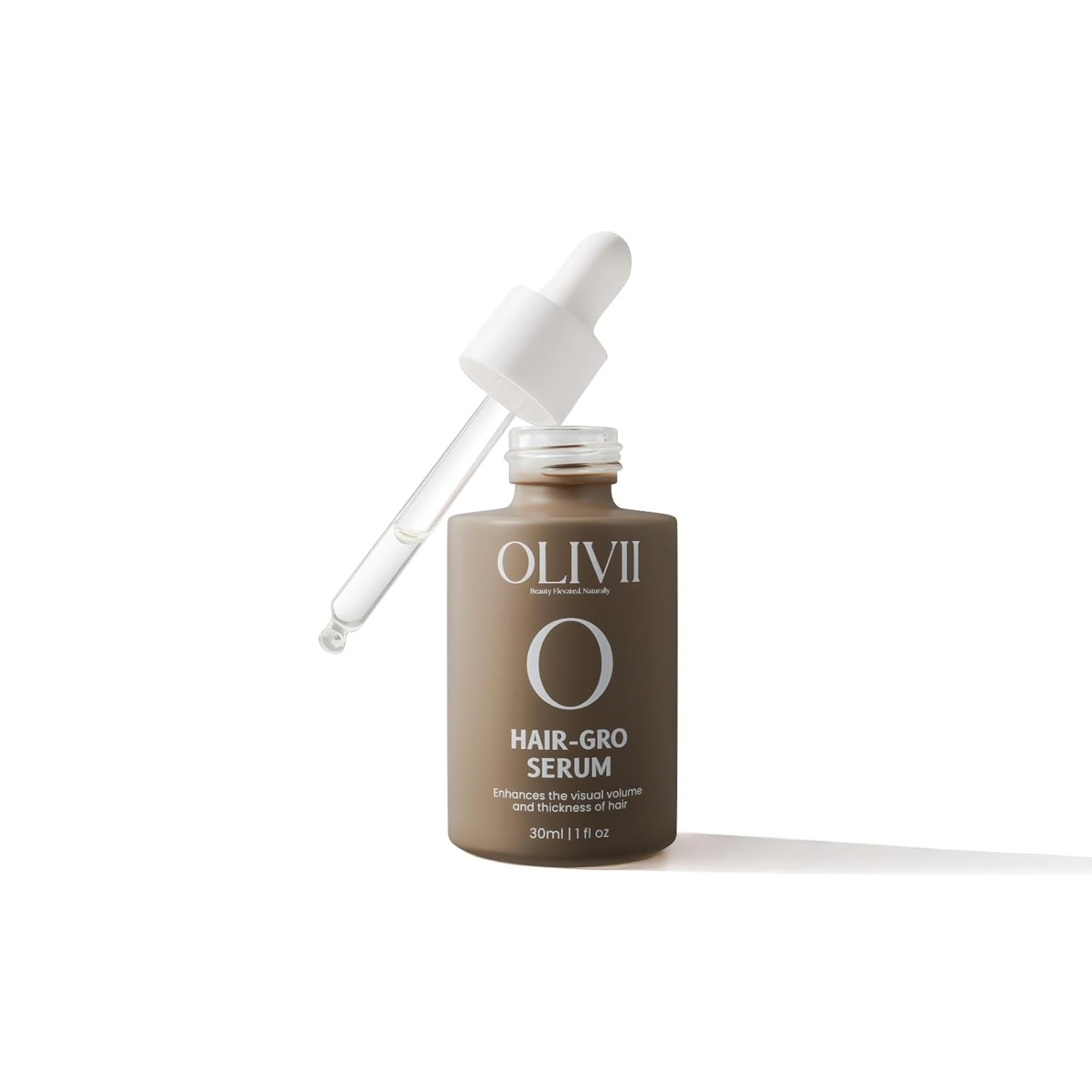 Olivii HAIR-GRO Scalp Serum for Hair Thinning & Shedding, Fast Results - Boosts Hair Growth, Reduces Thinning - Clinically Tested, Plant-Based Formula for Stronger, Healthier, Fuller-Looking Hair