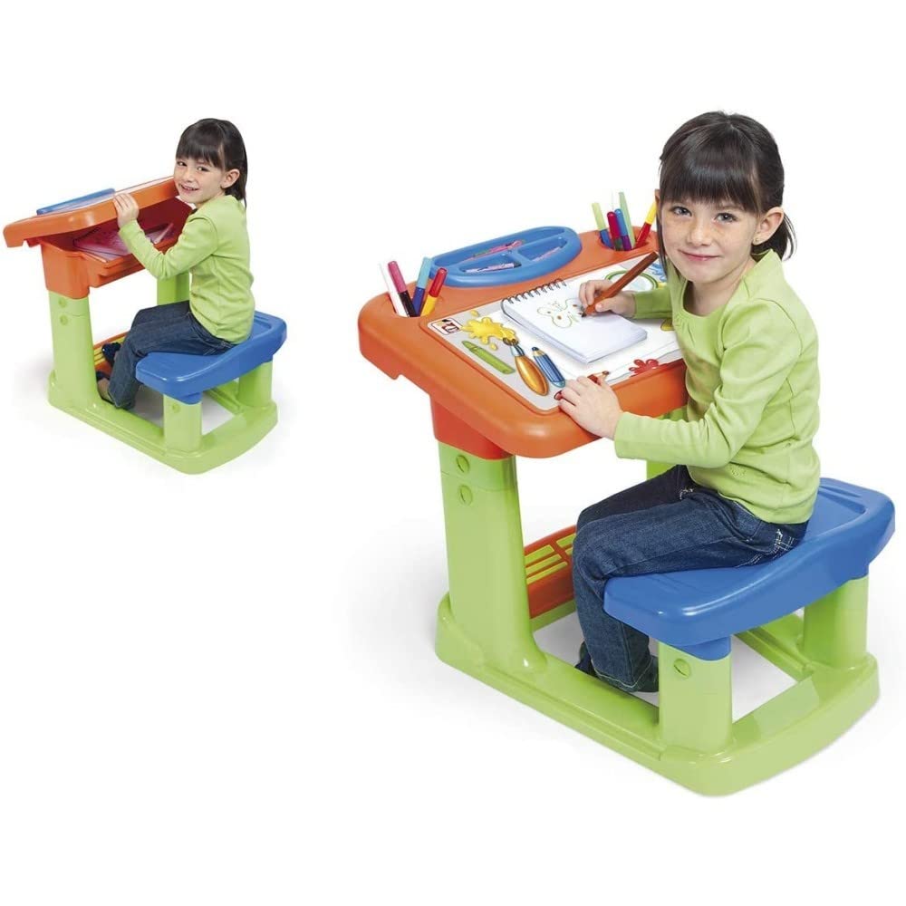 Chicos - Mi Pupitre Extensible Que se Adapta al Crecimiento del niño | Pupitre Infantil con cajón guardaobjetos | Material de Gran Resistencia y Durabilidad | A Partir de 24 Meses (51002)