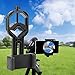 Telescope Phone Adapter,Universal Cell Phone Adapter Mount,Plastic Phone Bracket for Binoculars Monoculars Astronomical Telescopes