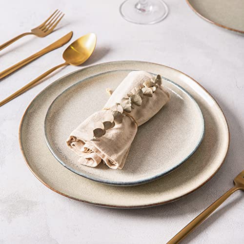 AmorArc Handmade Reactive Glaze Ceramic Dinnerware Set #TOP15