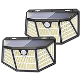 🌞【2 en 1 Fácil de Instalar】: El paquete viene con tornillos y almohadilla adhesiva 3M, dos métodos de instalación para elegir, puede montar fácilmente Luz Solar Exterior en la pared directamente. No se necesitan habilidades profesionales y no se necesitan cables ni adaptadores molestos. Nota: La altura de instalación recomendada es 1.8-2.5M.