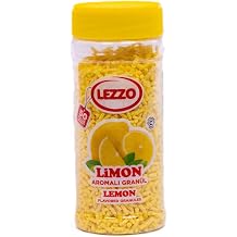LEZZO Sour Cherry, Orange, Lemon Flavoured Instant Drink Granules, 200gr Cold & Hot 200gr, Lemon