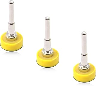 SPEEDWOX 3 Packs 1 Inches Hook and Loop Sanding Discs Pad Kit with Shank Drill Attachment Backing Pads
