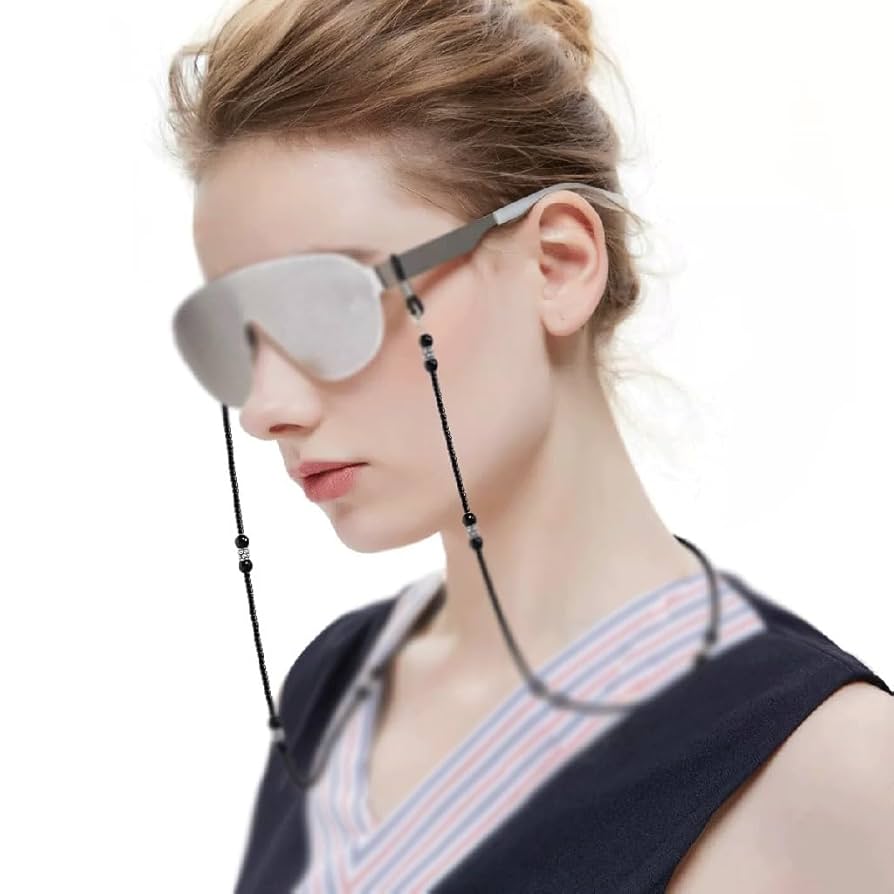 y*_様 PRADA メガネチェーン　サングラスチェーン PRADA(プラダ) 2クリップチェーングラスコード シルバー｜【公式