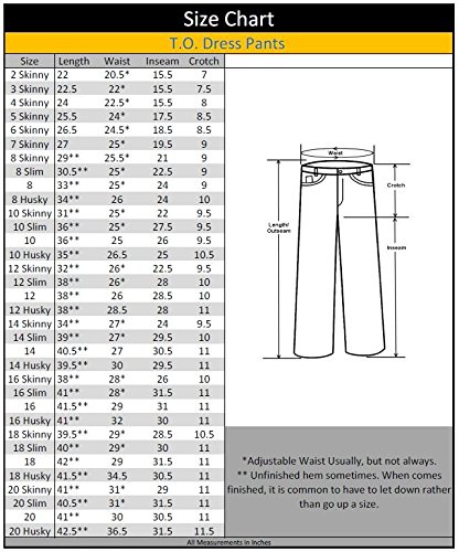 Boys Flat Front Dress Pants (Slim, Regular, Husky Fits)2