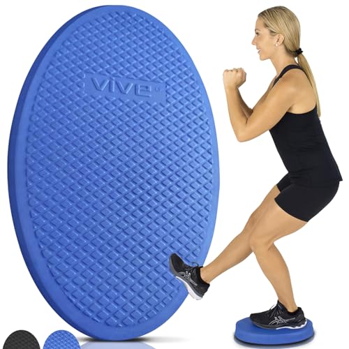 Vive Oval Balance Pad - Wobble Cushion For Physical Therapy And Rehabilitation Equipment - Soft Stability Trainer Foam For Workouts, Yoga, Core Strength And Pilates - Device For Women, Men And Kids