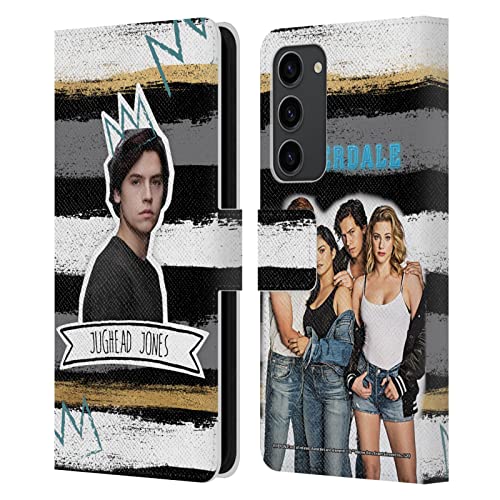 Carcasa de cuero tipo libro Riverdale Jughead Jones acabados de alta resistencia
