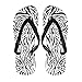 offo Damen Flip Flops, Weiß (Zebra Weiß), 36 EU