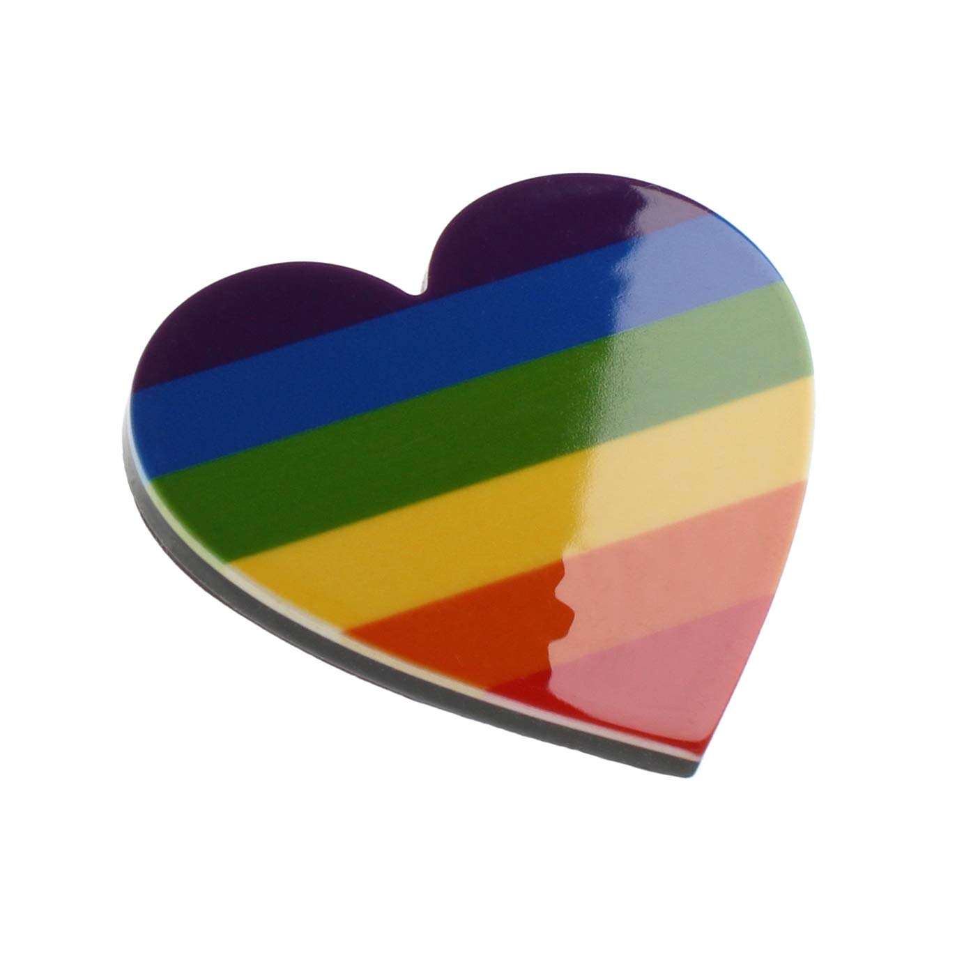 LGBT Rainbow Pride Heart Novelty Magnet