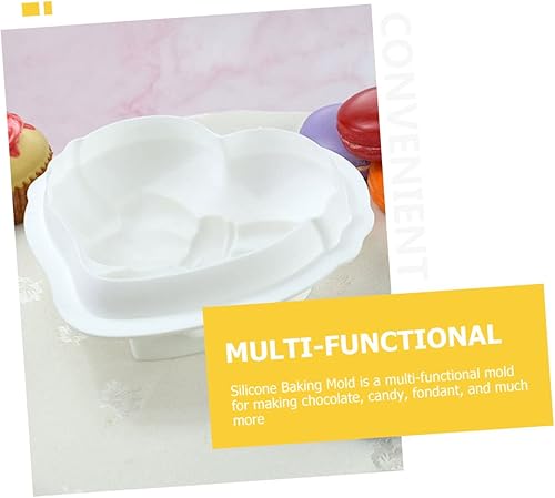 Miniatura 5 de Luxshiny Molde de silicona para chocolate, 4 piezas, molde de silicona para hornear, mini moldes de silicona para hornear, moldes de mantequilla,