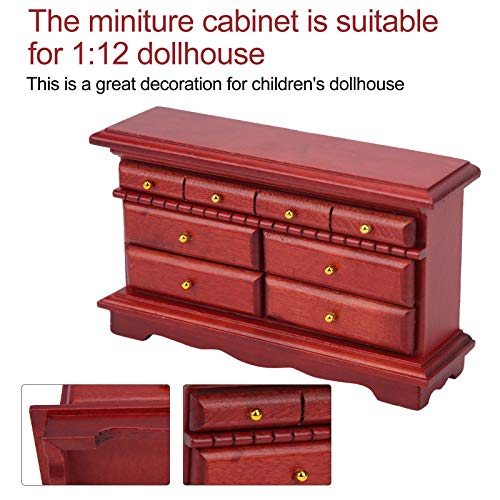 Atyhao Dollhouse Mobilia Set, Cassettiera in