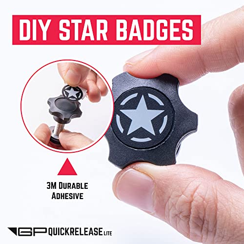 Image of GPCA GP Star M8 Thumb Screws Bolt Set for Jeep Wrangler | Easy Jeep Top Removal Lift, Cargo Cover Installation, Compatible with Tie Downs, Jeep Wrangler Accessories (6PC)