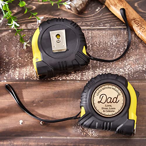 Cinta métrica personalizada 25 ft para regalo padre miniatura 4