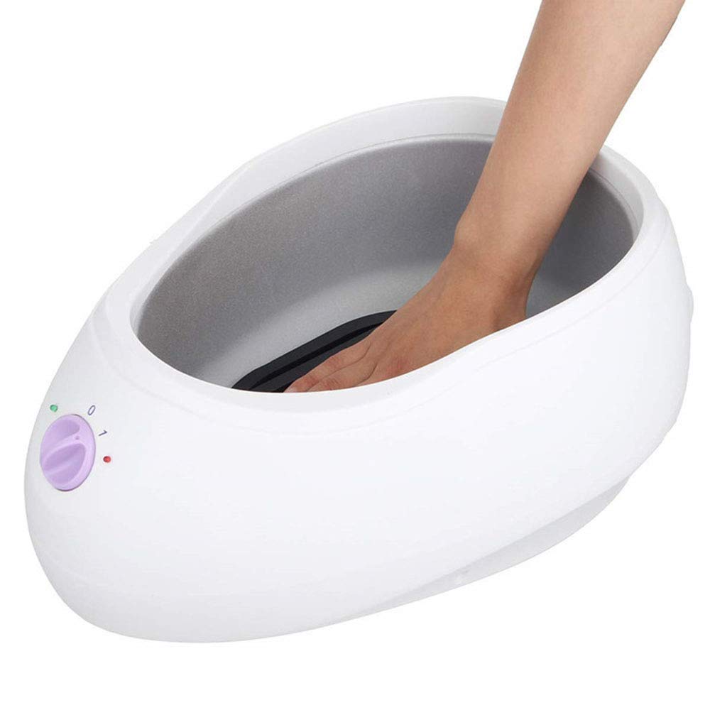 Equipo de protección para las manos, Equipo de parafina para manos y pies Belleza Cuidado de la piel Cuidado de equipos para cera de manos Seco áspero 2700Ml,Púrpura