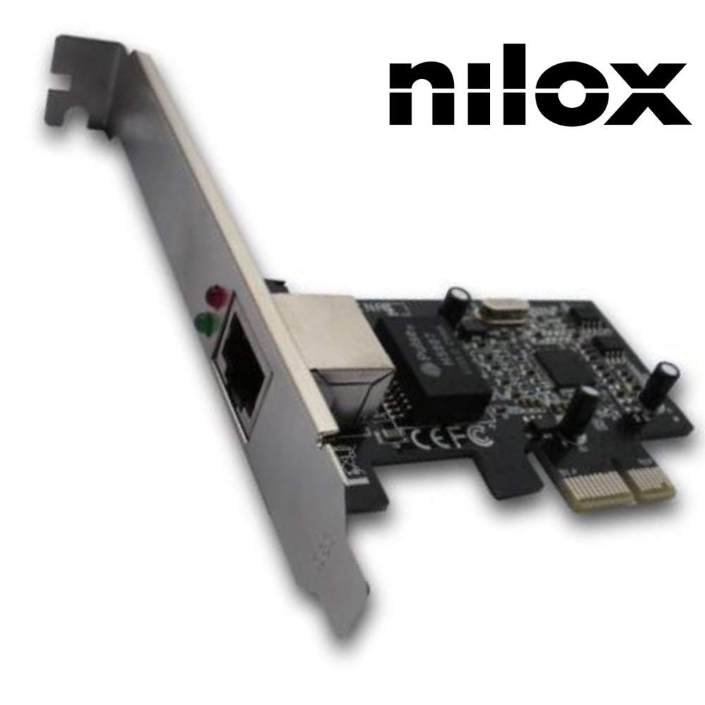 Scheda Di Rete Interna Nilox Ethernet, 1000Mbit/s, Interfaccia PCI - Adattatore Per PC Fisso