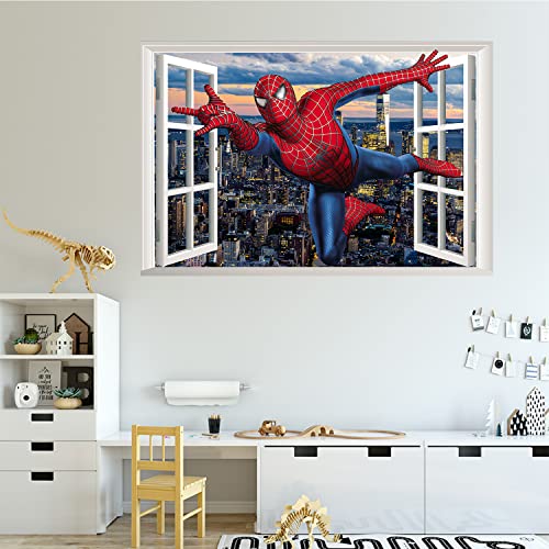 【4 Patterns 3 Sizes】26.8"W X 17.8"H 3D Wall Decals Peel And Stick Wall Stickers Diy Removable Room Decor For Bedroom Nursery Playroom Decoration - S Size, 68Cm X 45Cm #TOP4